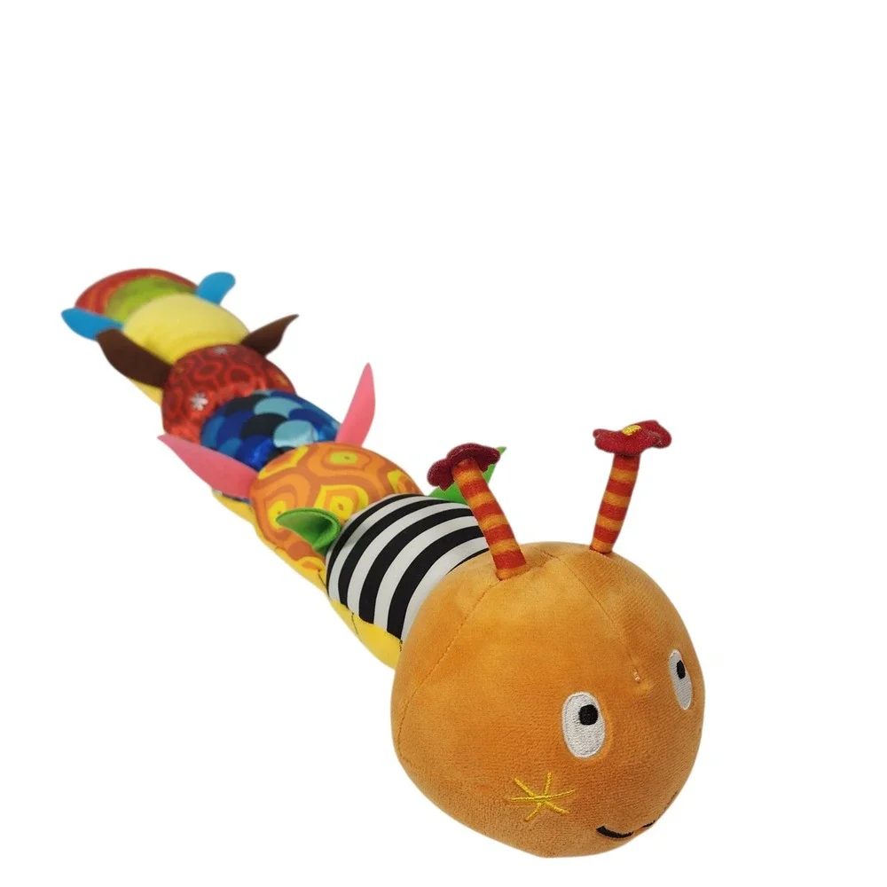 Plush Caterpillar Educational Toy‎ Soft Stuffed Animal for Kids Baby